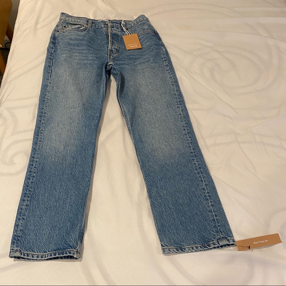 Reformation: Cynthia High Rise Straight Jeans - Colorado, Size 26